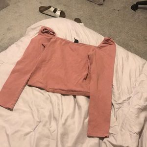 Ruffle sleeved long sleeve